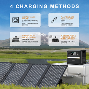 Generador Solar de 2000W Fuera de la Red, UPS Solar Todo en Uno, Estación de Energía Portátil, Respaldo de Energía de Emergencia, Batería de Energía Solar TALLPOWER - Product Image 2