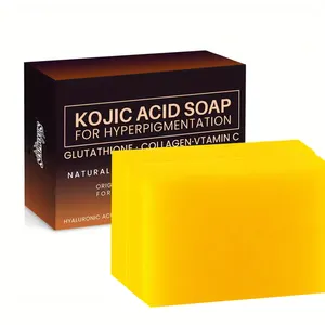 Private Label Natural Skin Lightening Remove Dark Spot Vitamin C Kojic Acid Soap