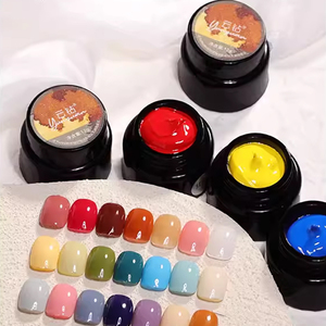 Pintura para Uñas en Tres Colores Primarios: Rojo, Amarillo, Azul, Negro y Blanco, Esmalte de Uñas en Gel UV Básico para Salón de Uñas - Product Image 1