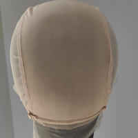 Vente en gros de bonnets de perruque à lacet frontal 13x4 avec filet à lacet à sangle réglable pour la fabrication de perruques frontales