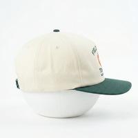 Gorra de Béisbol Unisex Retro de Dos Tonos con Visera Plana, 6 Paneles, Estructurada, de Sarga de Algodón, con Logotipo Bordado Personalizado