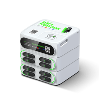 Banque d'alimentation publique commerciale, station de banque d'alimentation partagée avec machine POS intégrée, station de charge rapide, partage de banque d'alimentation