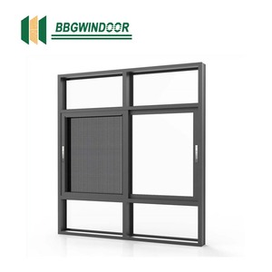 Fenêtres coulissantes Lukliving Modern Big View de haute qualité avec cadre en alliage d'aluminium, double vitrage trempé, isolation thermique, stores à lamelles - Product Image 4