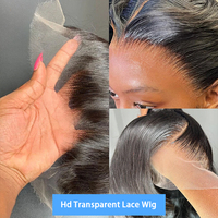Perruques de cheveux humains ondulés 13x4 13x6 densité 250, 32 36 pouces, perruque Lace Front pré-épilée avec baby hair pour femmes