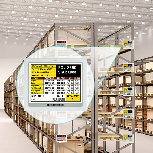 Electronics Warehouse Products Customizable 4.5Inch E Ink Display 4.7Inch Can Rack System 4.7Inch Button Electronic Shelf Label