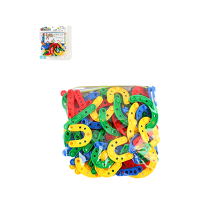 86Pcs Vui Nhựa DIY Nối Xây Dựng Khối Trò Chơi Thiết Lập Giáo Dục Xây Dựng Đồ Chơi Cho Trẻ Em 2 Để 4 Năm - Product Image 4