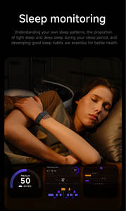 Bracelet électronique intelligent SY07 pour le sport, suivi de la forme physique, fréquence cardiaque, localisation de l'appareil et alerte de batterie faible, notifications intelligentes - Product Image 3