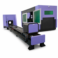 Machine de découpe laser à fibre pour tubes métalliques robustes 6M, découpeuse rotative CNC pour tuyaux en acier 1500W 2000W 3000W 6000W 12KW