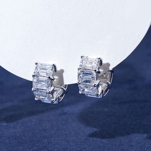 ต่างหูเพชรทองคำขาว 18K รุ่น MSE-868 ของ Messi Jewelry สำหรับผู้หญิง - Product Image 6