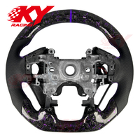 Volant en fibre de carbone avec LED personnalisées pour Honda Accord 9e génération Coupé Sport Odyssey 2013-2017