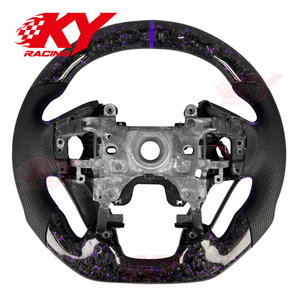 Volant en fibre de carbone avec LED personnalisées pour Honda Accord 9e génération Coupé Sport Odyssey 2013-2017 - Product Image 4