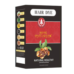 Tinta <span class=keywords><strong>per</strong></span> <span class=keywords><strong>Capelli</strong></span> Personalizzata all'Ingrosso in Confezione Doppia, Tinta Semi-Permanente Marrone-Nera con <span class=keywords><strong>Erbe</strong></span> di Ginseng, Tinta Persistente - Product Image 1
