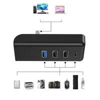 Hub USB 3.0 Type C 4 ports pour Tesla Model 3/Model Y après 2013, adaptateur de câble de téléphone de voiture, séparateur pour ordinateur portable PC