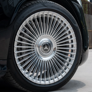Jante en alliage forgée SHIN-530 S17 <span class=keywords><strong>16</strong></span> entièrement polie avec enjoliveur central flottant pour Mercedes Benz Classe S W222 W223 - Product Image 2