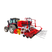 Semoir manuel 4M pour semer le blé sans labour avec système de mesure multiple et moteur