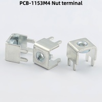PCB-1153 M4 Écrou en laiton Terminal Control Board Connecteur riveté PCB Circuit imprimé Terminal Post