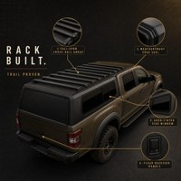 Capot rigide en aluminium pour camionnette, compatible Jeep Gladiator Nissan Titan, avec support de toit, étanche, OEM ODM