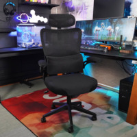 Haute qualité pivotant réglable Commercial tournant ordinateur tournant patron travail à domicile tissu ergonomique chaise de bureau luxe