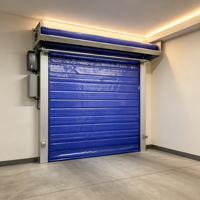Puerta Enrollable Vertical de Acero de PVC Automática, Rápida y de Alta Velocidad en Venta