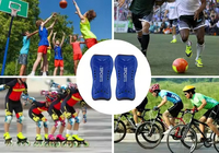 Protège-tibias de football en plastique personnalisables avec logo pour la sécurité sportive