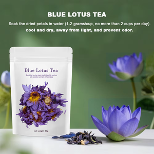 Té de Loto Azul OEM 50g, Capullos de Flor de Loto Azul Secos Naturales, Té Herbal Antioxidante y Antiinflamatorio - Product Image 6