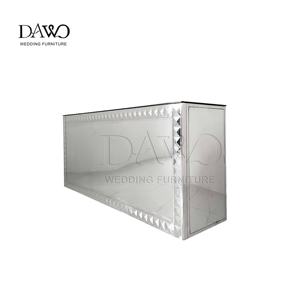 Barra Móvil Moderna <span class=keywords><strong>de</strong></span> Acero Inoxidable Plateado para Bodas, Mesa <span class=keywords><strong>de</strong></span> Bar para Restaurante o <span class=keywords><strong>Bistro</strong></span> al Aire Libre - Product Image 3