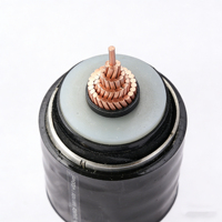 Câble XLPE haute tension 630mm2 électrique monobrin en cuivre résistant à l'eau, câble d'alimentation haute tension 110kv