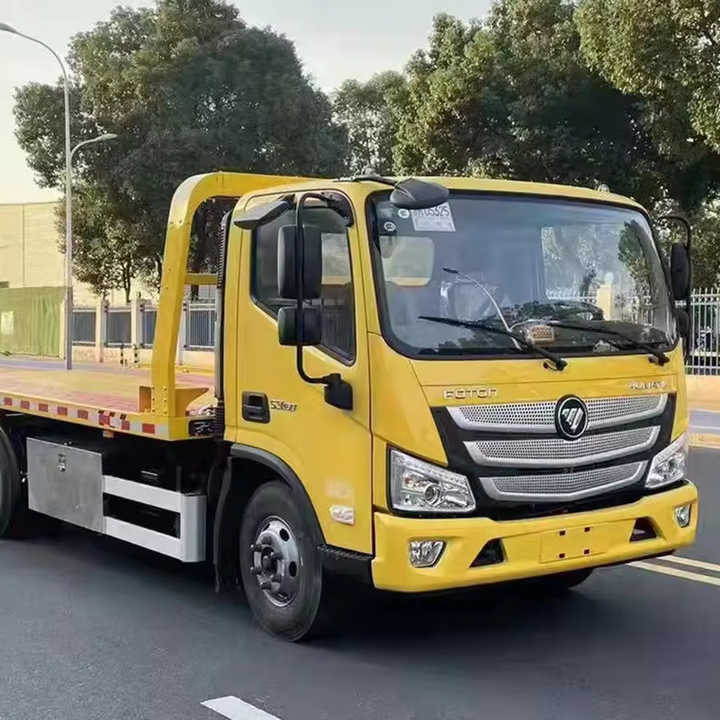 New 170hp 4x2 Flatbed Tow Truck Lhd Rhd Foton Tow Trucks Wreckers For