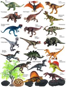Juego de Juguetes de Dinosaurios Súper Grandes para Niños, Modelo de Tiranosaurio Rex de Simulación, Triceratops, Braquiosaurio, Pterodáctilo de Goma Suave - Product Image 6