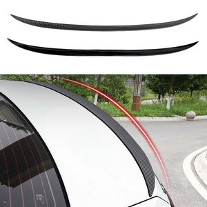 1.2m Universal PVC Glossy Rear Spoiler Trunk Lip Spoiler DIY Modification <b>Kit</b> for Standard Fitment Rear Trunk - Product Image 1