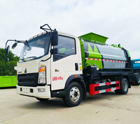 Camion de collecte des déchets alimentaires HOWO, camion de collecte des ordures de restauration haute performance, adapté aux restaurants