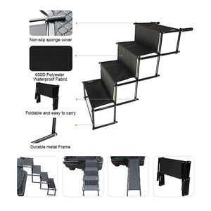 ZMaker Faltbare Haustier Hund Auto Schritte Treppen Haustier Rampe Falten Tragbare Hund Auto Treppen - Product Image 2