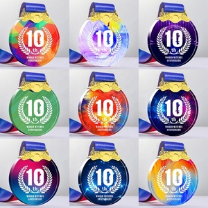 Medallas de Cristal Acrílico Personalizadas al por Mayor para Deportes, Medallones de Honor y Gloria del Fabricante - Product Image 2