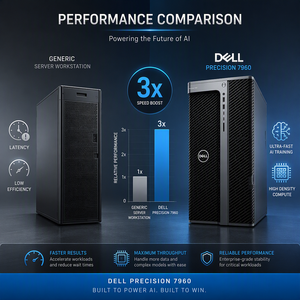 Station de travail Tower 7960 W9-3495X 128G DDR5 RTX A6000 Ada PC de calcul professionnel Processeur Xeon Calcul haute performance - Product Image 3