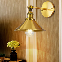 Belle lampe murale vintage en fer, douille e27 110V 120V base de lampe murale 5w 7w 9w 10w 15w