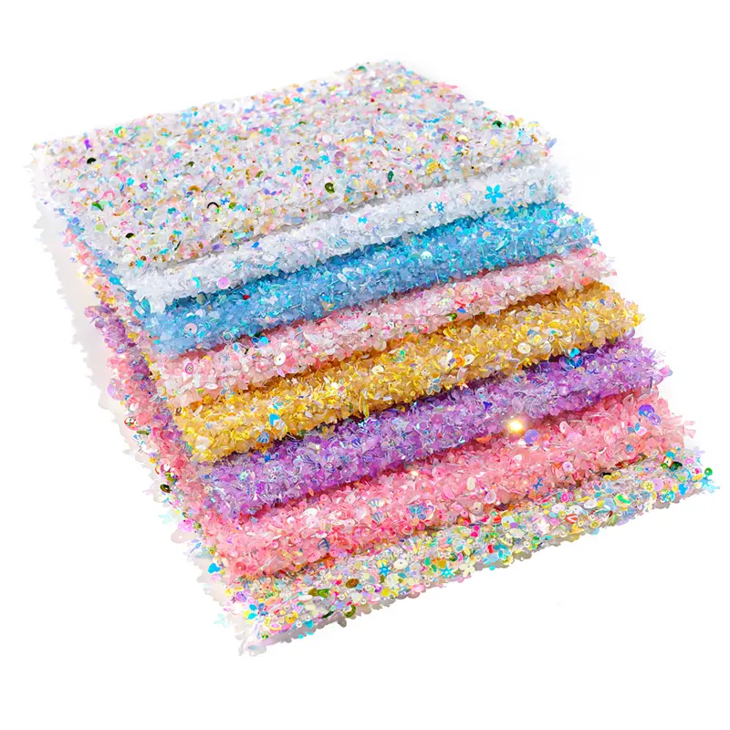 2021 New Design Sequins Nail Table Mat Nail Art Tool Manicure Holder Pads 40*24cm Nail Display