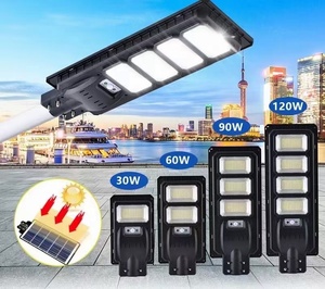 Lampadaire solaire LED tout-en-un 300W LED / Jardin - Product Image 6