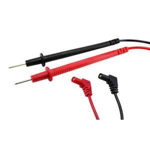 Puntali di prova con connettore a banana, materiale durevole, per misurazioni elettriche e verifiche di circuiti. - Product Image 1