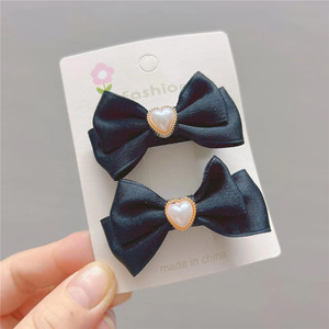 Venta al por Mayor de Lazos para el Cabello con Cuentas de Perlas Variadas y Bonitas, Pasadores para el Cabello para Niñas, Estilo Dulce, Material de Cinta - Product Image 4