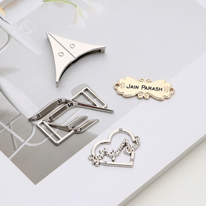 Custom Zinc Alloy Metal Tag Factory Direct Supply Low MOQ Metal <b>Label</b> for Bag Luggage Shoe Decoration Accessories - Product Image 1