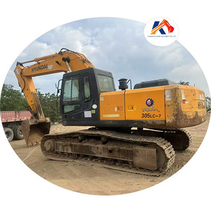 Excavatrice sur chenilles 30 tonnes, bon prix, Hyundai 305LC 305LC-7, d'origine coréenne, Hyundai 305 d'occasion - Product Image 1