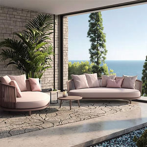 Villa Patio Mobilier d'extérieur Imperméable Balcon Tissé Corde Canapé Extérieur <span class=keywords><strong>Jardin</strong></span> Canapés Ensemble - Product Image 6
