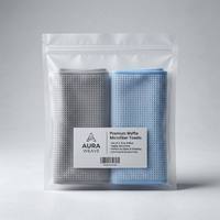 Toalla Profesional de Microfibra con Tejido Waffle para Lavado de Autos, 1 Pieza, Absorbente, para Secado y Limpieza de Autos