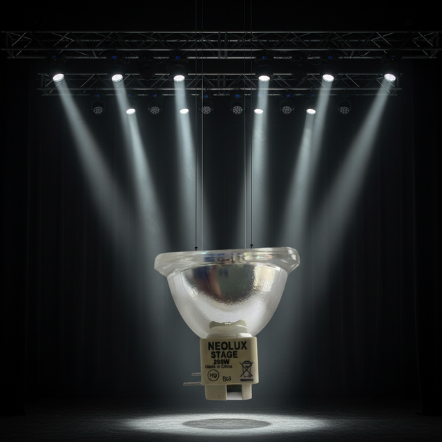 Original 295W DMX512 DJ Stage Lamp White Emitted for Lights Sharpy Type Sound-Activated Control IP33 Rated