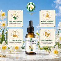 Aromathérapie Grounding Sanctuary : Absolue de Narcisse (Narcissus Poeticus) 100% Pure pour l'Équilibre Émotionnel
