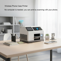 Impresora UV de Sobremesa A5 para Carcasas de Teléfono, Fácil de Usar, Impresora de Inyección de Tinta con WiFi para Tiendas de Teléfonos y Pequeños Negocios