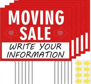 Özelleştirilebilir 18x24 Premium açık Billboard h-metal Stakes ile 2 taraflı UV baskı emlak Yard işareti - Product Image 2