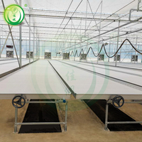 Banc de semis de pépinière banc roulant Agriculture croissance bancs de Table basse et reflux accessoires de plateau d'inondation hydroponique plastique ABS