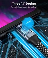 Sans enchevêtrement 1M 240w magnétique Micro Usb Type C câble transfert de données aimant de Charge rapide câble de charge rapide câble magnétique Usb C