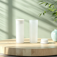 Gobelet en plastique premium avec couvercle dessiccant et étiquette à clapet pour tubes de vitamines effervescentes, usage alimentaire, modèle Cup10